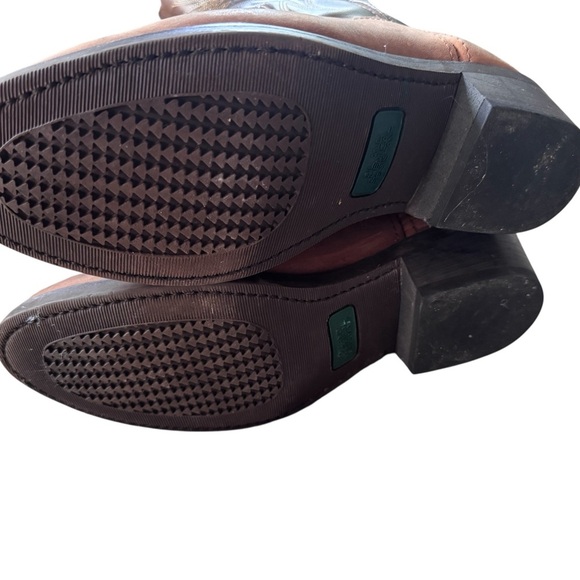 Laredo 4242 Lea Vamp Fox Brown Pull On Western Cowboy Boots Mens 7.5 EW Extra W - Picture 3 of 7